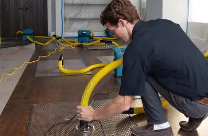 Efficient structural drying water extraction process